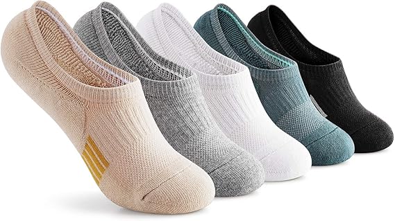 Womens No Show Socks Athletic Ankle Socks Cushioned Running Low Cut 5-8 Pairs
